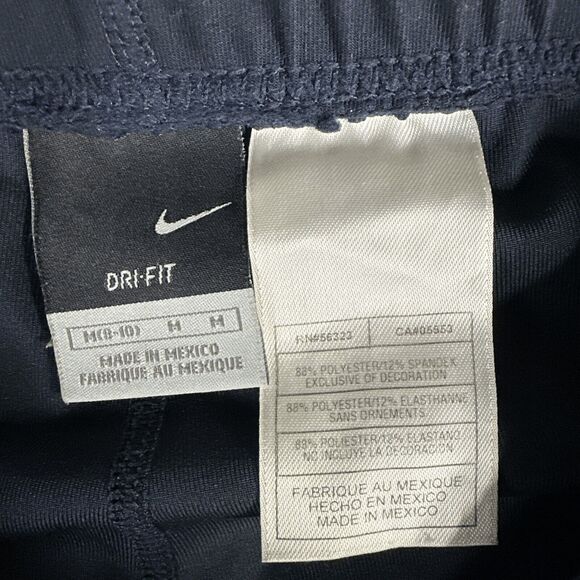 Nike Dri Fit Women's Base Layer Leggings M 8 10 Navy Slim Fitted - Picture 6 of 14